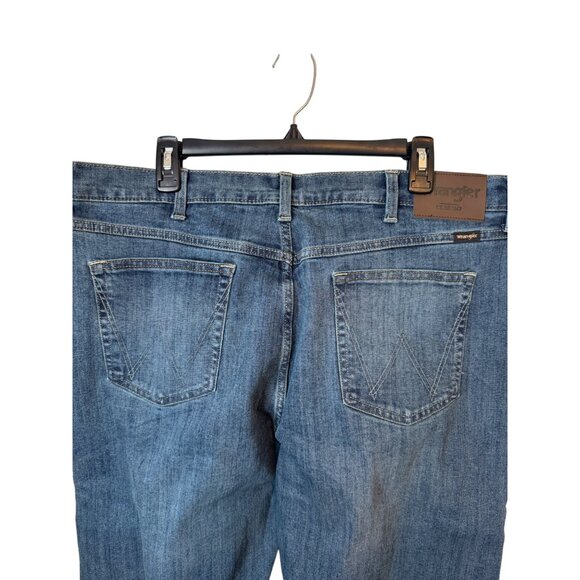 NWT Wrangler 38x30 Mens Regular Fit Jeans Blue Denim - Picture 9 of 14